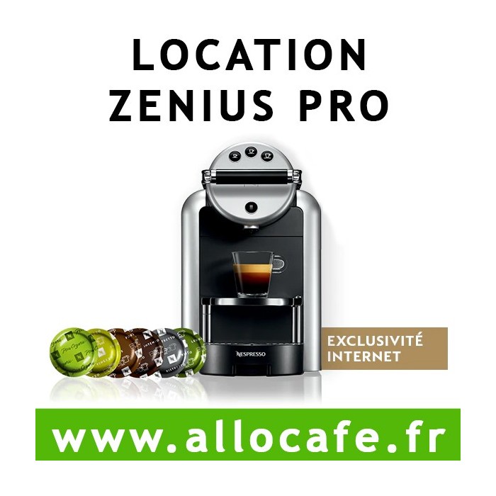 Location Machine à café NESPRESSO PRO Zenius Courte Durée